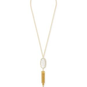 Kendra Scott Rayne Necklace In White Pearl